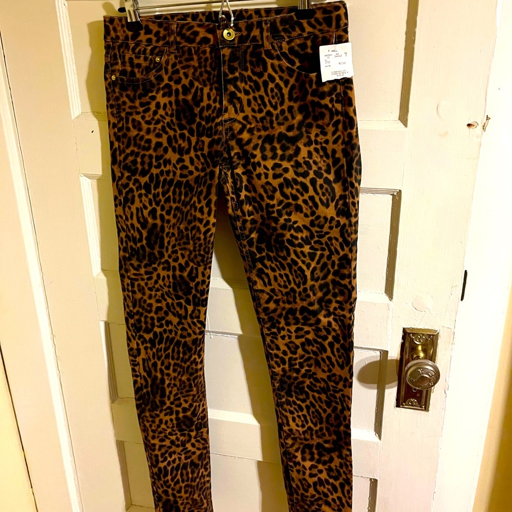 Skinny Leopard Pants